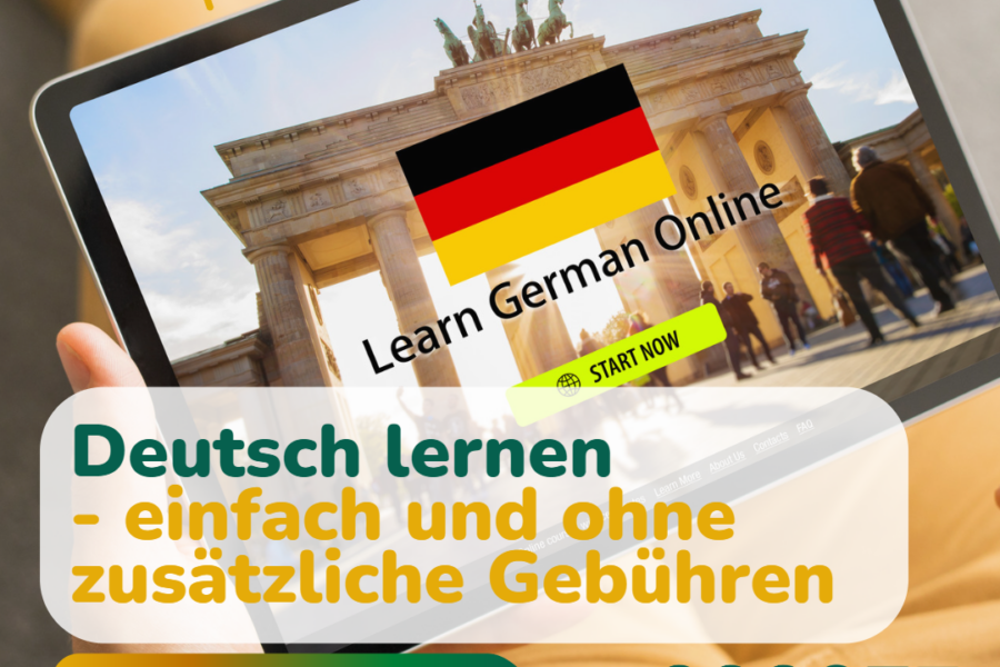 Deutschlernen - einfach und ohne zusätzliche Gebühren